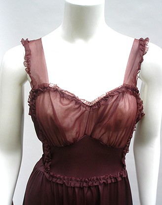 50’S TEXSHEEN   COCO BROWN SLIP 8